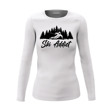 Ski Addict Women Long Sleeve Shirt